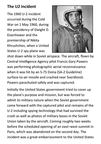 The U2 Incident Handout