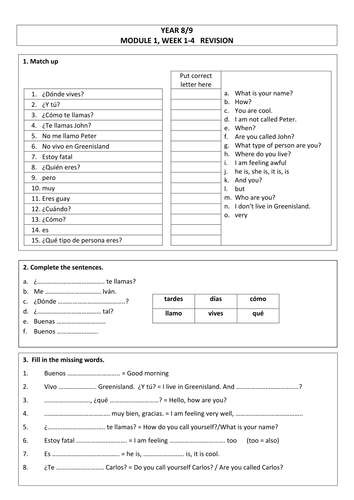 Revision of Module 1 .1, 1.2, Viva 1