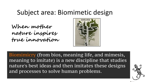 Intro to BIOMIMETIC design