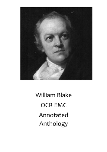 OCR EMC Blake Poems Annotated