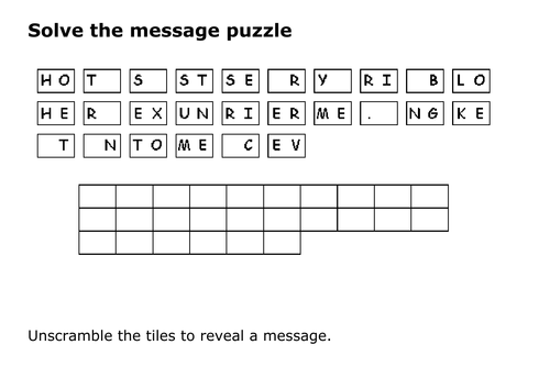 Solve the message puzzle from Babe Ruth