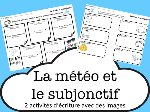 La météo et le subjonctif