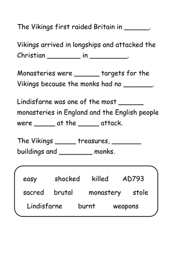 History KS2 Facts about Lindisfarne