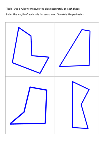 Maths KS2 Calculate the perimeter of irregular shapes