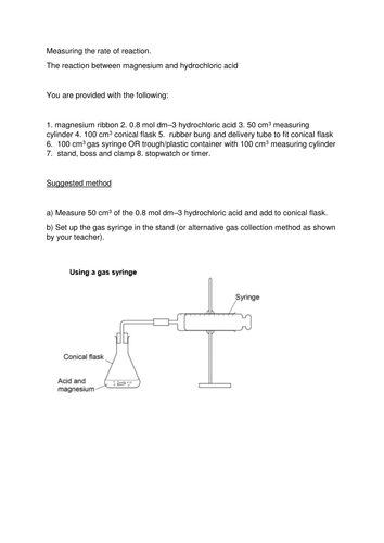 calculating-rate-of-reaction-from-data-teaching-resources