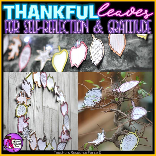 Thankful Gratitude Leaves Crafts