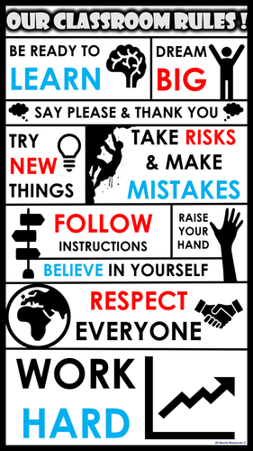 Allroundres Our Classroom Rules Poster Teaching Resources