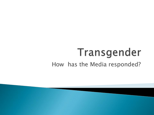 The Media coverage of transgender with particular reference to Caitlin Jenner
