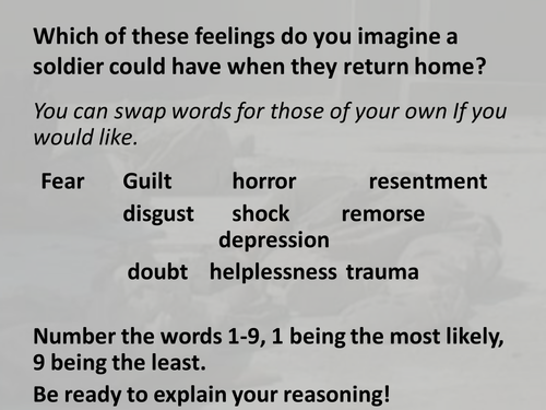 Simon Armitage "Remains" (AQA)