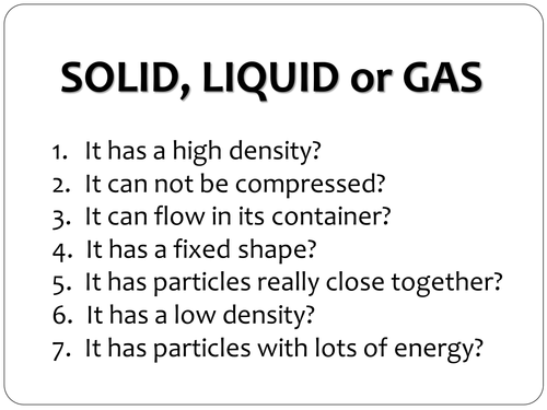 KS3 Density