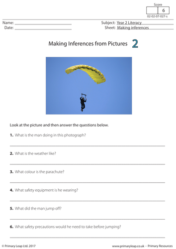 Making Inferences from Pictures 2