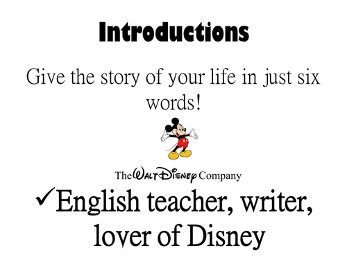 Creative Writing: Characterisation & Setting