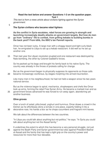 Mock Edexcel GCSE English Language Paper 2 (practice paper) | Teaching ...