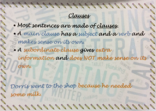 Clauses Poster