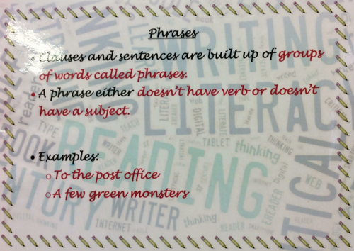 Phrases Poster
