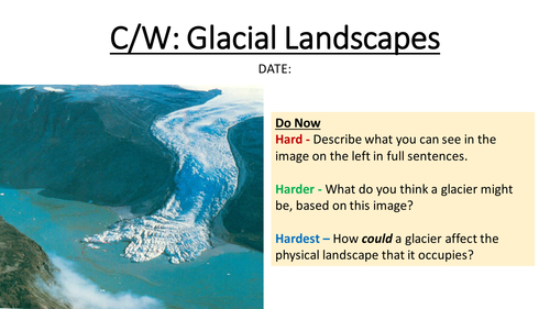 AQA GCSE 1-9 - Glacial Landscapes