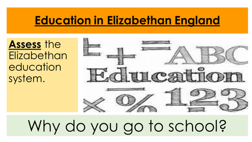GCSE Edexcel 1-9 Elizabeth, Key topic 3: Elizabethan society
