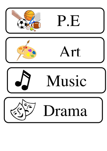 Visual Timetable / Daily Timetable