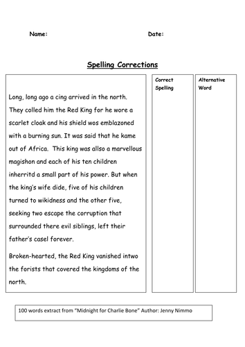 Dictionary/thesaurus Activity Differentiated