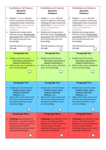AQA 9-1 GCSE Health and the People essay structure strips