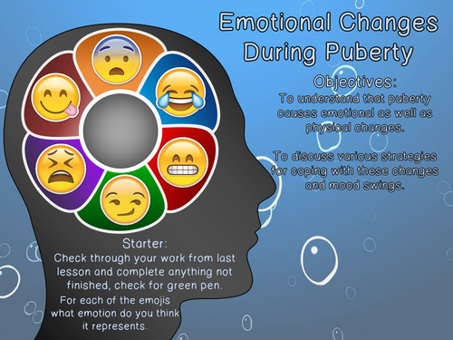 Yr7 PSHE Emotional Changes In Puberty Teaching Resources