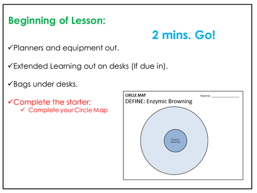 Ezymic Browning Investigation - Ideal for GCSE Food preparation & nutrition