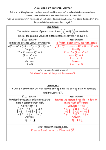 Erica's Errors On Vectors 2