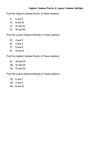highest-common-factor-and-lowest-common-multiple-worksheet-teaching