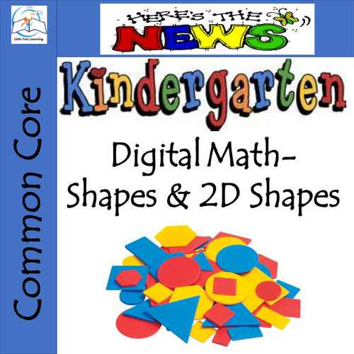 Whiteboard Kindergarten Shapes