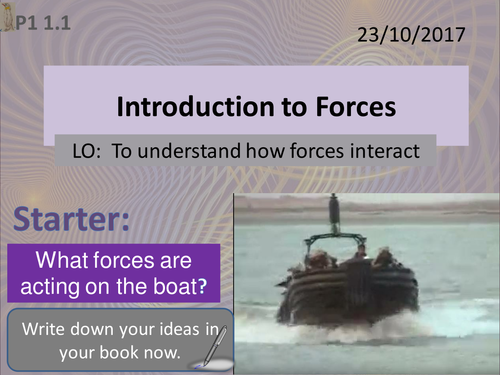 Activate 1:  P1.1  Introduction to Forces