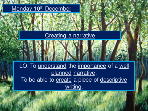 A guided writing task