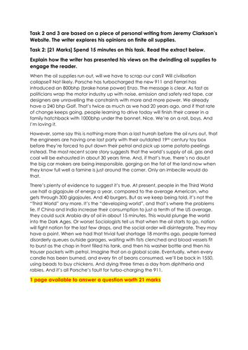 CCEA GCSE ENGLISH LANGUAGE: Reading To Access Non-Fiction Texts