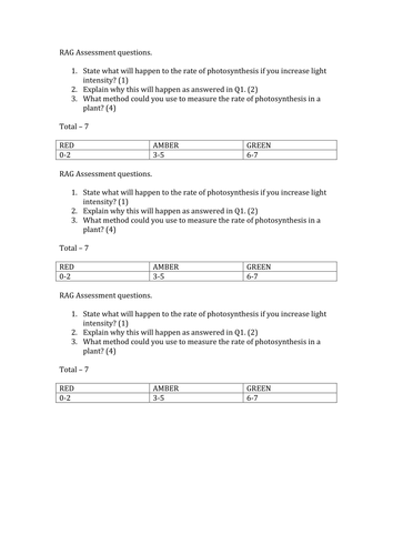 Photosynthesis Required Practical