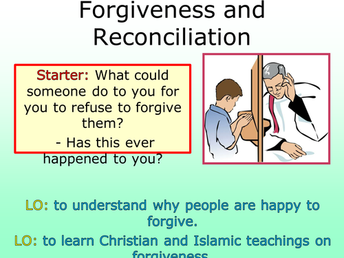 Forgiveness and Reconciliation in Christianity and Islam