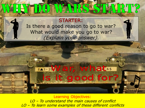What are the main Causes of War?
