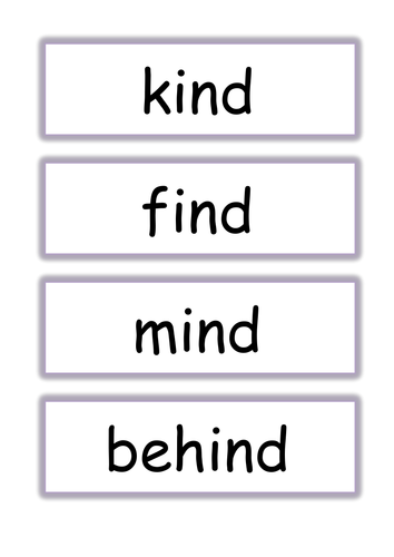 Year 2 common exception word flash cards