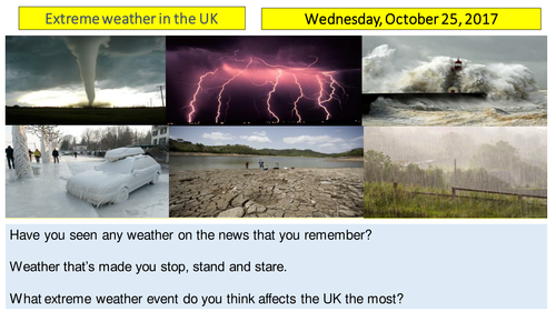 AQA (New Spec) Weather hazards in the UK