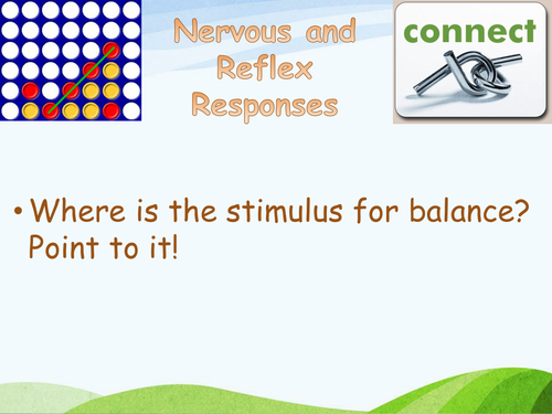New AQA (2016) Biology B10 - The Human Nervous System, Lesson 3 - Nervous and Reflex Responses