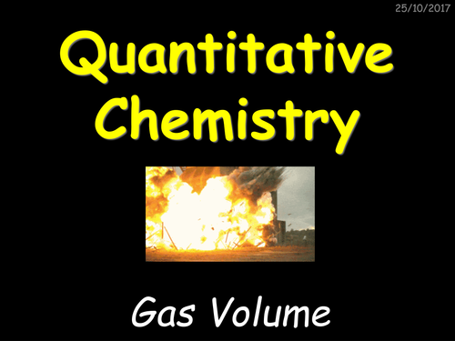 Quantitative Chemistry - Gas Volumes