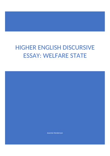 higher english folio essay topics