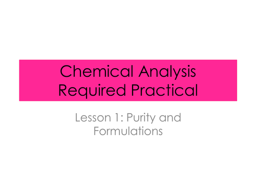 Analysing paper chromatography (required practical)- Chemical Analysis (New AQA spec)