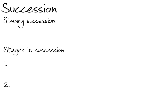 AQA A2 Biology Chapter 7 Fill in sheet