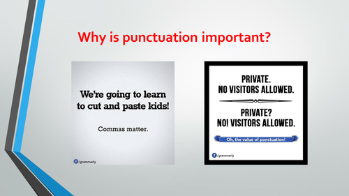 The Boy in the Striped Pyjamas - punctuation lessons