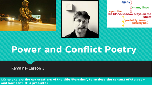 power and conflict poetry creative writing