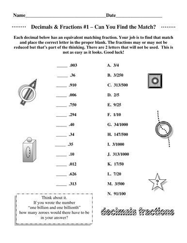 Fractions And Decimals Bundles 2 Bundles In This Set Teaching Resources