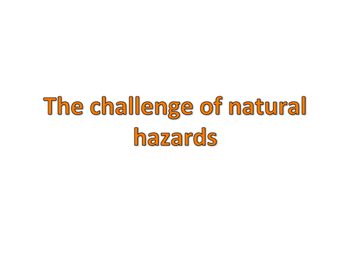 AQA GCSE Hazards revision PowerPoint