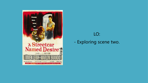 A Streetcar Named Desire - Scene two analysis