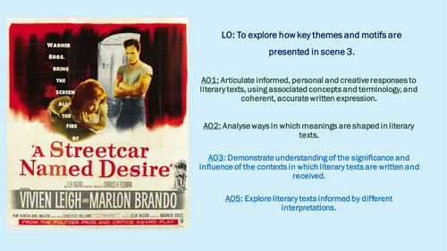 A Streetcar Named Desire scene three analysis