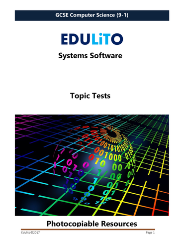 Systems Software Test - GCSE Computer Science