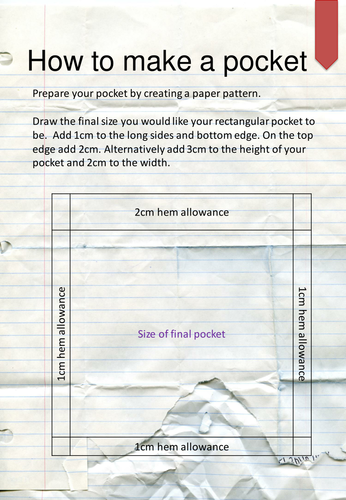 How to Make a Pocket